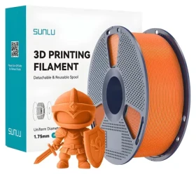 Sunlu PLA+ slunečně oranžová / Struna pro 3D tiskárnu / PLA+ / 1.75mm / 1kg (PLA+ SO)