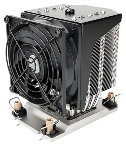 SilverStone SST-XE04-4189B / CPU chladič pro 4U servery / Socket 4189 / 92 mm PWM / 1500-5000 ot./min (SST-XE04-4189B)