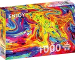 ENJOY Puzzle Duhový mramor