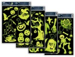 MFP MFP, 1041941, okenní fólie svítící, mix motivů Halloween, 1 ks
