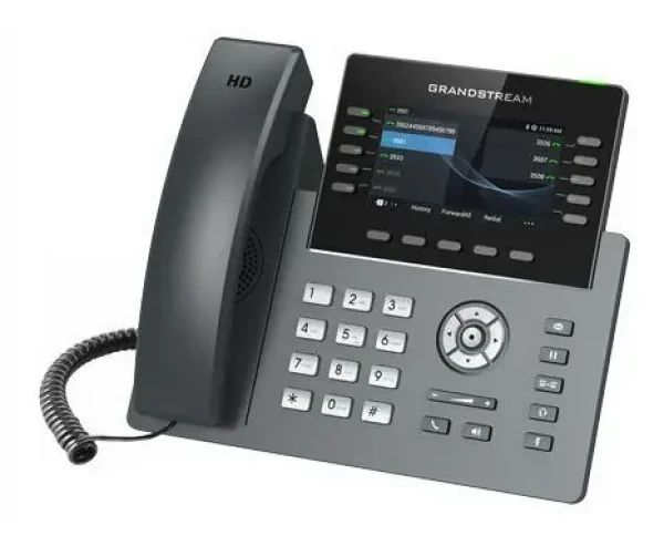 Grandstream GRP2615 / VoIP telefon / 5x SIP účet / 4,3" TFT displej / WiFi / Bluetooth / 2x Gigabit LAN (GRP2615)