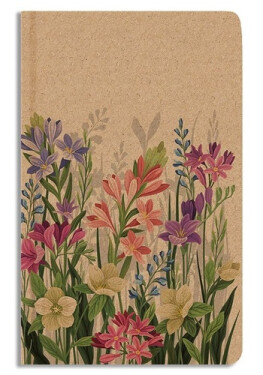 Notes tečkovaný A5 kraft Louka