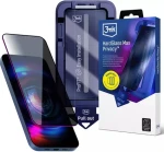 3mk HardGlass MAX Privacy / Ochranné sklo / Apple iPhone 15/16 (W-3HgMPrV2-Appi1516)