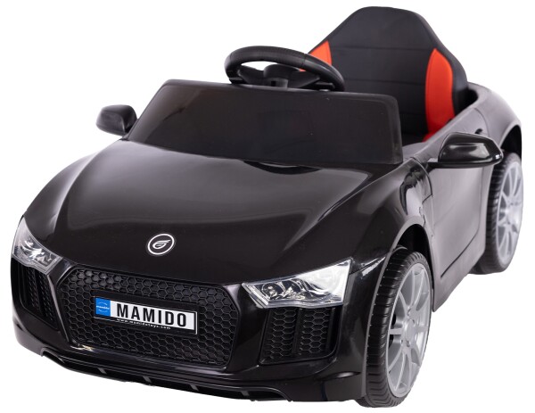Mamido Elektrické autíčko Fast Wing eko-kůže černé