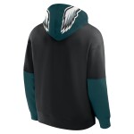 Fanatics Pánská mikina Philadelphia Eagles NFL Helmet Hoodie Velikost: M
