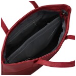 Módní dámská koženková kabelka na rameno Avery, vínová