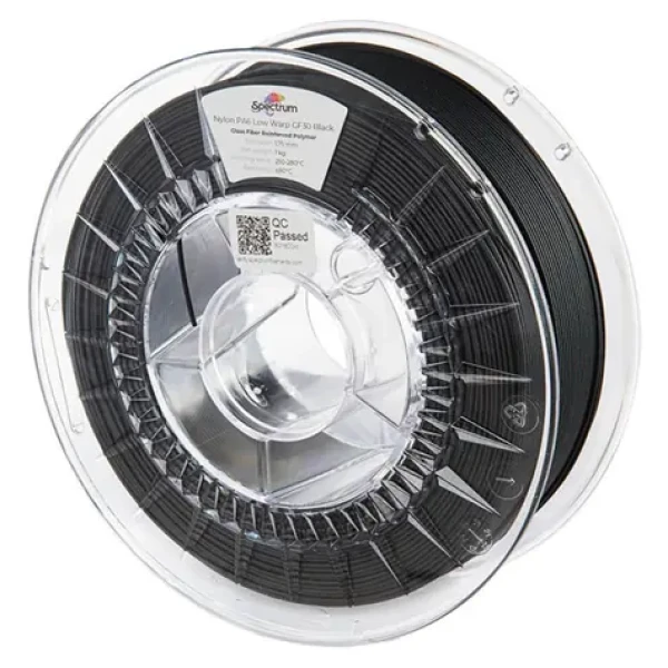 Spectrum 80741 3D filament PA6 Low Warp GF30 black | 1.75mm | 1000g (80741)