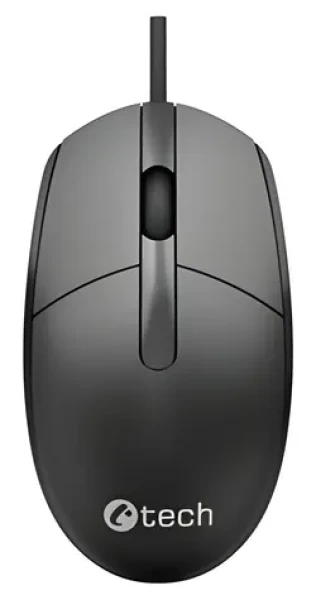 C-TECH WM-10 černá / Optická myš / 1200 dpi / USB / 1.2m (WM-10)