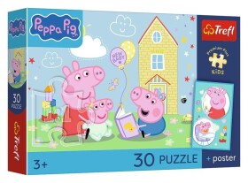 Puzzle Prasátko Peppa: Plán 30 dílků