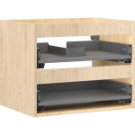 MEXEN - Box-A skříňka pro umyvadlo 60, 2 zásuvky, dub 91AX0-0600-470-2-81