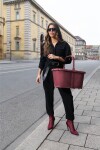Nákupní košík Reisenthel Carrybag Twist maroon