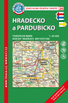 KČT 24 Hradecko, Pardubicko 1:50 000/turistická mapa