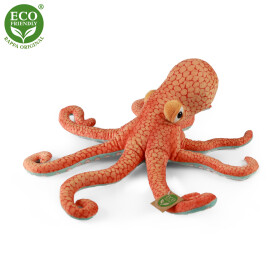 Plyšová chobotnice 36 cm ECO-FRIENDLY