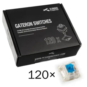 Glorious Gateron Blue Switches 120 ks / Mechanické spínače / lineární / MX / 55g (GAT-BLUE)