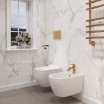 REA - Set WC závěsné mísy + bidetu CARTER bílý KPL-C1400