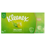 Kleenex Balsam papírové kapesníky 4 vrstvy 8 x 8 ks