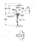 GROHE - QuickFix Start Umyvadlová baterie, chrom 32277002