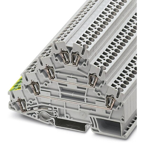 Phoenix Contact 3036055 řadová svorka průchodky 5.2 mm pružinová svorka šedá 50 ks