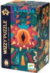 DJECO Metalické puzzle Monster party