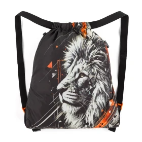 Bagmaster SÁČEK VEGA 26 A školní na přezůvky / tělocvik – lev Černá 1.5 l 230441