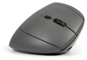 BakkerElkhuizen MidWay šedá, pravá / Vertikální myš / Bluetooth 5.2 / bezdrátová / 7 tlačítek / 2400 DPI (BNEMW3MVMR)