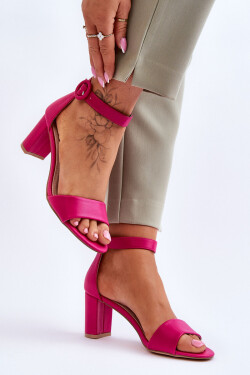 Dámské Sandály Na Podpatku Fuchsie Lexi 38