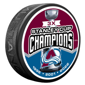 Mustang Puk Colorado Avalanche NHL 3 TIME CHAMPS