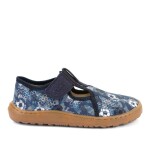 Chlapecké plátěné barefoot přezůvky CANVAS T-BAR BLUE Froddo G1700439-5 - 36