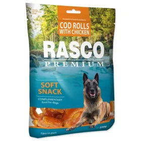 Rasco Premium tresčí rolky obalené kuřecím masem 230g  (1704-17071)