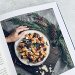 Kniha Festive - Recipes for Advent, modrá barva, papír