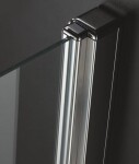 Aquatek - GLASS L1 80x140 Vanová zástěna jednodílná, výplň sklo - čiré GLASSL1-06