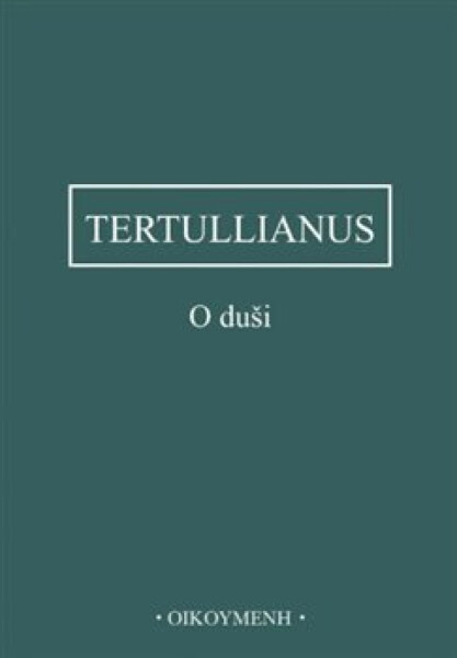 O duši - Tertullianus