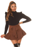 Trendy Koucla Highwaist Skorts with belt barva velikost