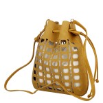 Moderní dámská kabelka Vaka, žlutá