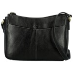 Luxusní dámská kožená crossbody kabelka Katana Renisla, černá