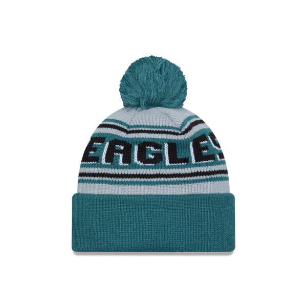 New Era Pánská zimní čepice Philadelphia Eagles NFL Pom Wordmark