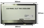 15,6" SIL LCD panel FHD matný / Náhradní díl / 1920x1080 / 30 PIN / úchyty nahoře a dole / LED (77046121)