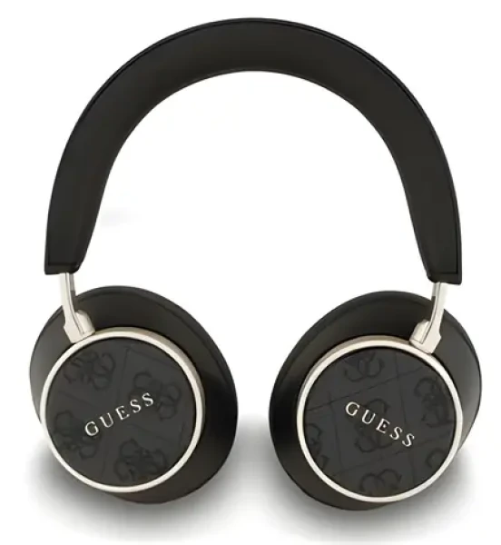 Guess PU Leather 4G Classic Logo černá / Bezdrátová sluchátka / do uší / ENC / PU kůže (57983126943)