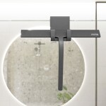 Mereo Stěrka na sklo silikonová, š. 280 mm, s držákem, šedá CK20G