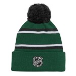 Outerstuff Dětská zimní čepice Minnesota Wild NHL 3Rd Jersey Jacquard Cuff Pom
