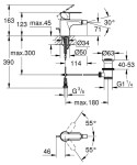 GROHE - Get Bidetová baterie s výpustí, chrom 32885000