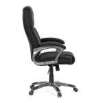 Kancelářské křeslo, houpací mechanismus, černá látka, KA-C715 BK2