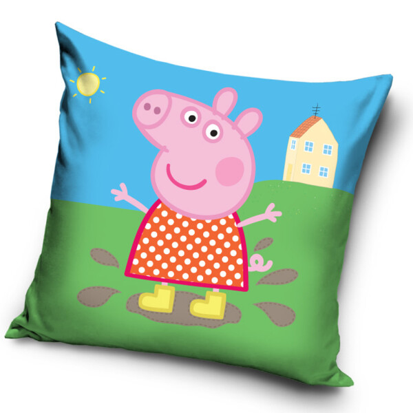 Dětský polštářek Prasátko Peppa V louži