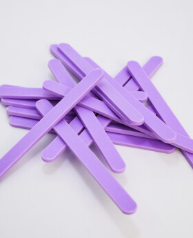 Cake star Akrylatové tyčky na nanuk fialová délka 11,5cm (10ks)