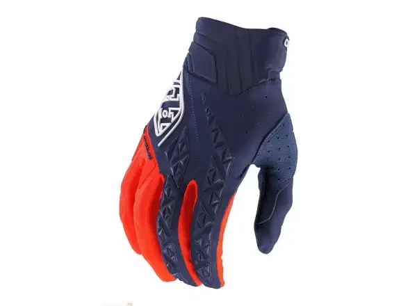 Troy Lee Desings SE Pro rukavice Navy/Orange vel.