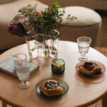 Iittala Skleněný svícen Kastehelmi 6,4 cm – Pine Green, zelená barva