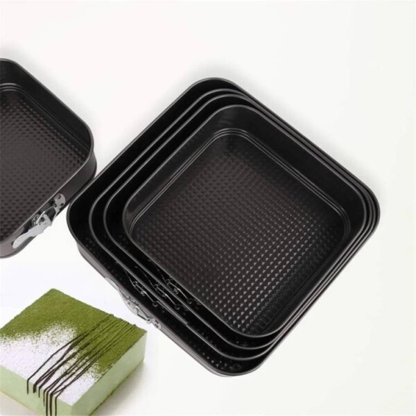 Dortisimo Sada dortových forem s odnímatelným dnem Čtverec (6 ks)