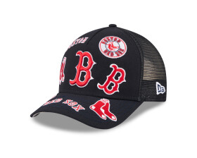Pánská kšiltovka Boston Red Sox MLB NEW ERA 940MC AF Trucker All Over