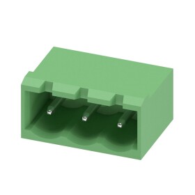 Soket pro šroubovací svorkovnice, terminálový konektor 5mm - 3Pin, Samec do DPS