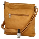 Trendy dámská koženková crossbody Laka, žlutá